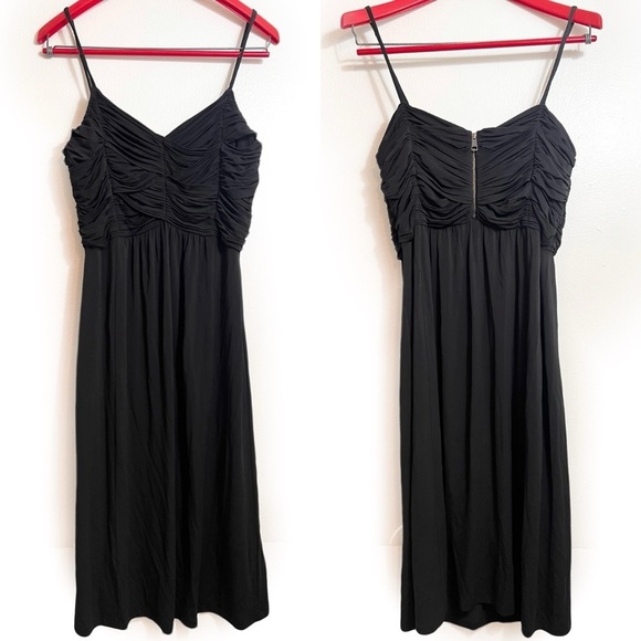 Burberry Black Ruched Dress Spaghetti Strap - Picture 3 of 3
